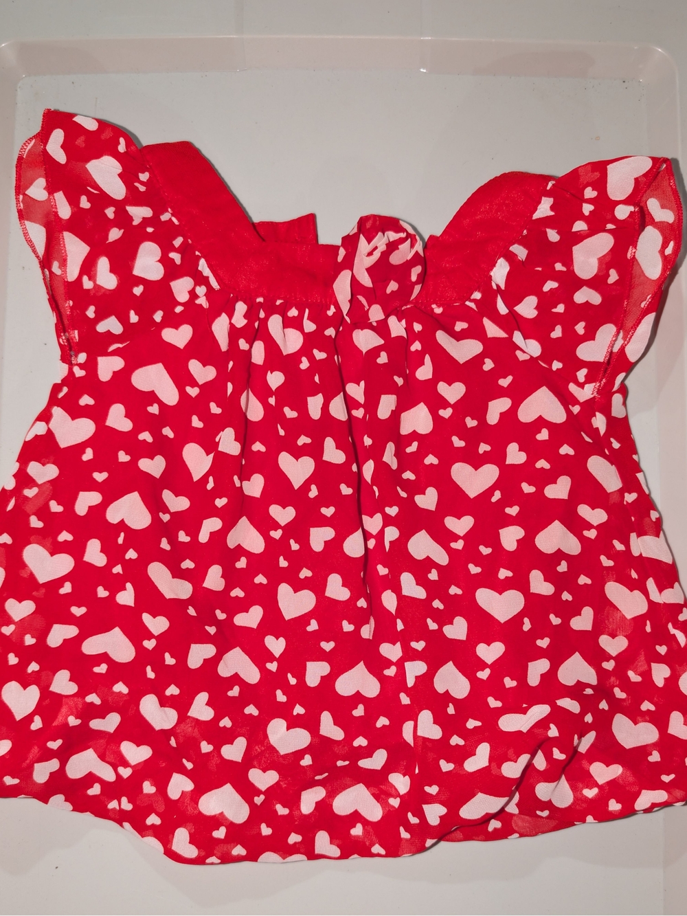 18m Red Heart Dress